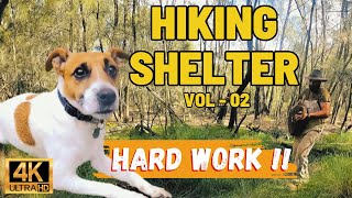 Hiking Bushcraft Shelter Project - Vol 02 | HARD WORK IN THE BUSH screenshot 2