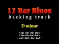 Slow blues backing track in D minor for guitar solo (12 bar blues)