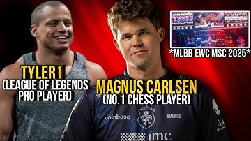 TYLER1🔥MAGNUS CARLSEN Supports This MLBB Team(UNSEEN FOOTAGE)