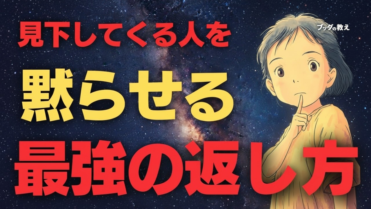 🌿【真理】言い返したら負けです。マウントを取ってくる人を一瞬で黙らせる、ブッダの「忍辱」という生き方