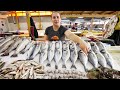 The BIGGEST FISH MARKET in GEORGIA!! Georgian Seafood + Market Tour | Batumi, Georgia