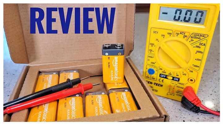 REVIEW Amazon Basics 9 Volt Batteries