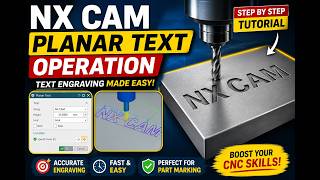 Easy Text Engraving in NX CAM for Beginners