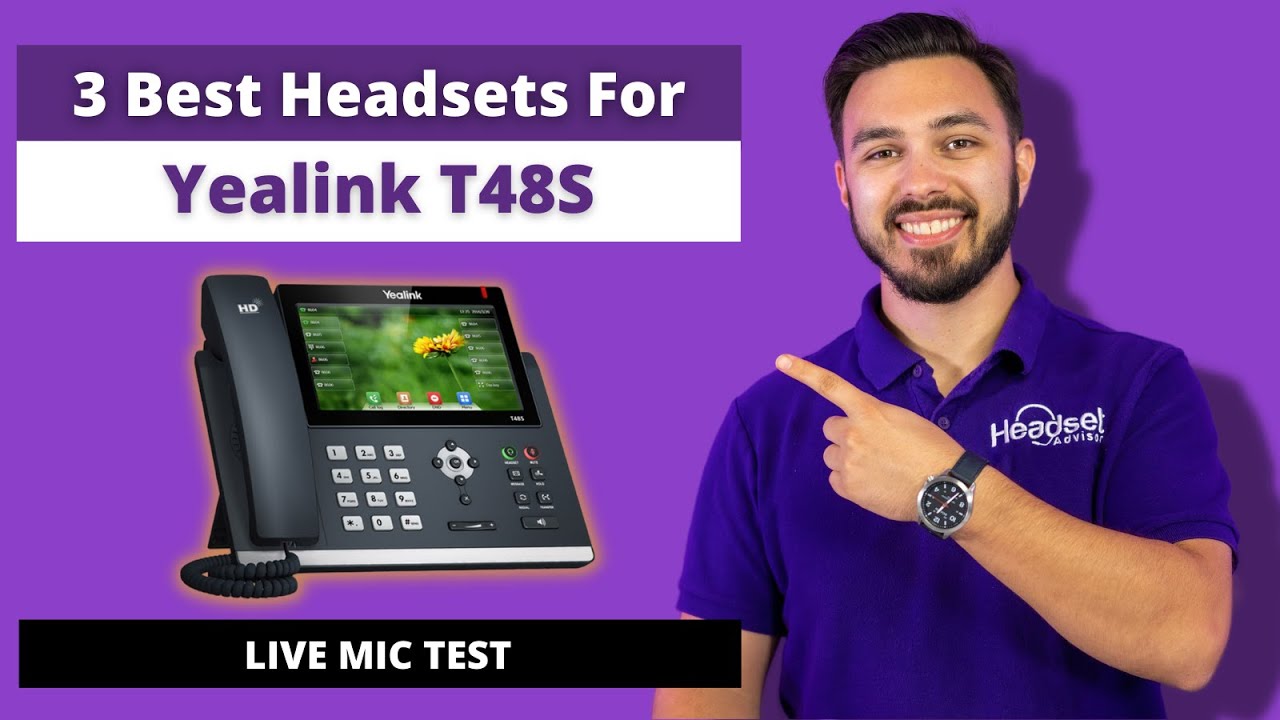 3 Best Headsets for Yealink T48S LIVE MIC TEST! YouTube