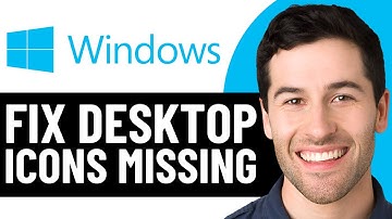 FIX DESKTOP ICONS MISSING | BLANK WHITE DESKTOP SHORTCUT ICONS - 3 METHODS! (WINDOWS 11/10)