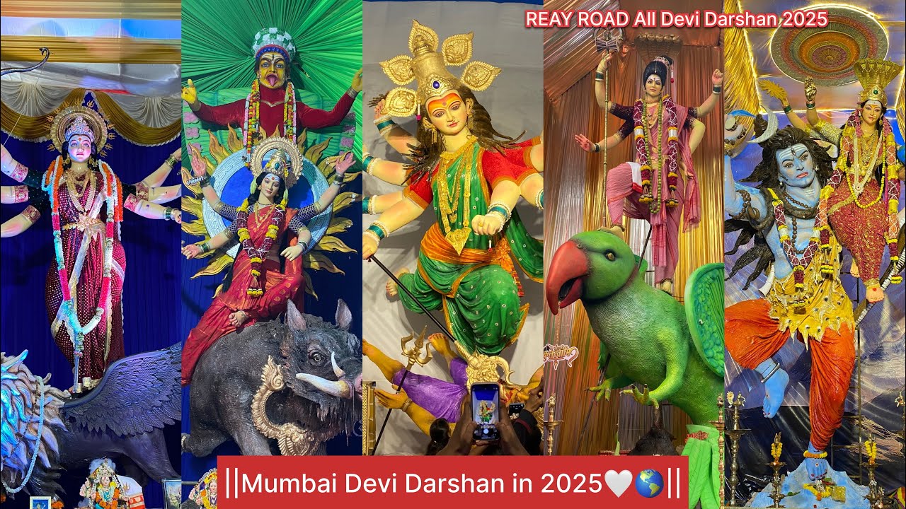 KHETWADI CHI AAI DEVI DARSHAN 2025| REAY ROAD CHI AAI / DAGDI CHOWL | Mumbai Devi Darshan 2025
