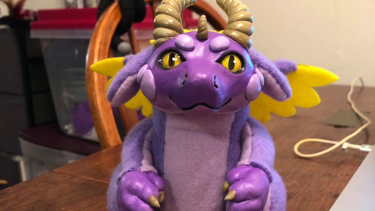 Making a Little Baby Dragon ( Art doll Time-lapse )