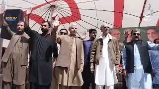 Pervaiz Khattak PTIP jalsa in Mansehra - Aaj News