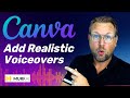 Bring realistic voice overs to canva designs with murf ai