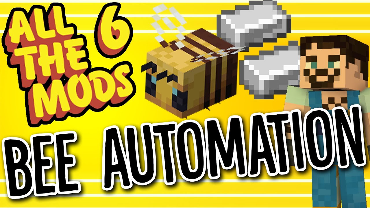 All The Mods 6 Feed The Bees! Ep.19 AUTOMATING RESOURCEFUL BEES - YouTube
