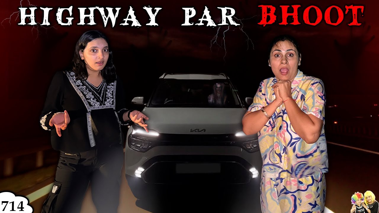 HIGHWAY PAR BHOOT | Family Horror Comedy Stories | Aayu and Pihu Show