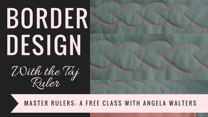 3 Free-Motion Quilting Designs for Beginners  Beginner Quilting Series  with Angela Walters 