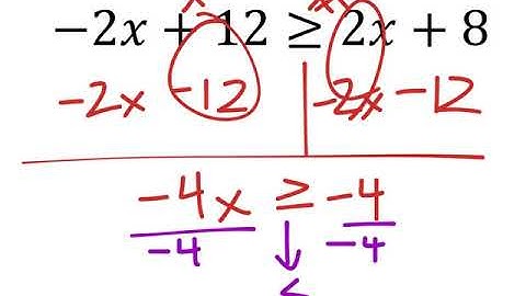 Solving a Multi Step Single Variable Inequality with x on Both Sides