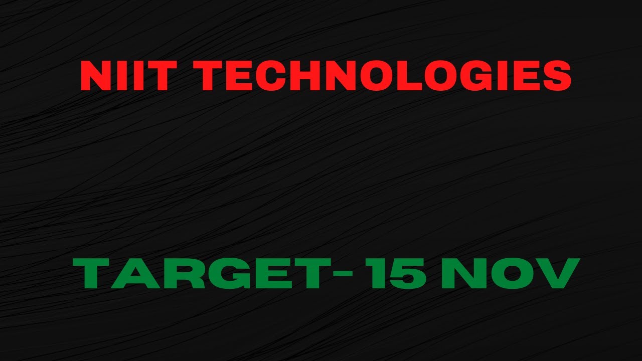 NIIT LTDNIIT TECHNOLOGIES Stock , NIIT TECHNOLOGIES Stock Analysis ,
