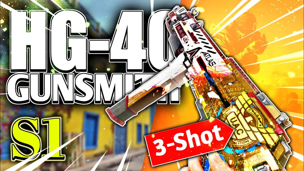 This 3Shot🔥 SMG! is INSANE The Best HG 40 Gunsmith Loadout/Class