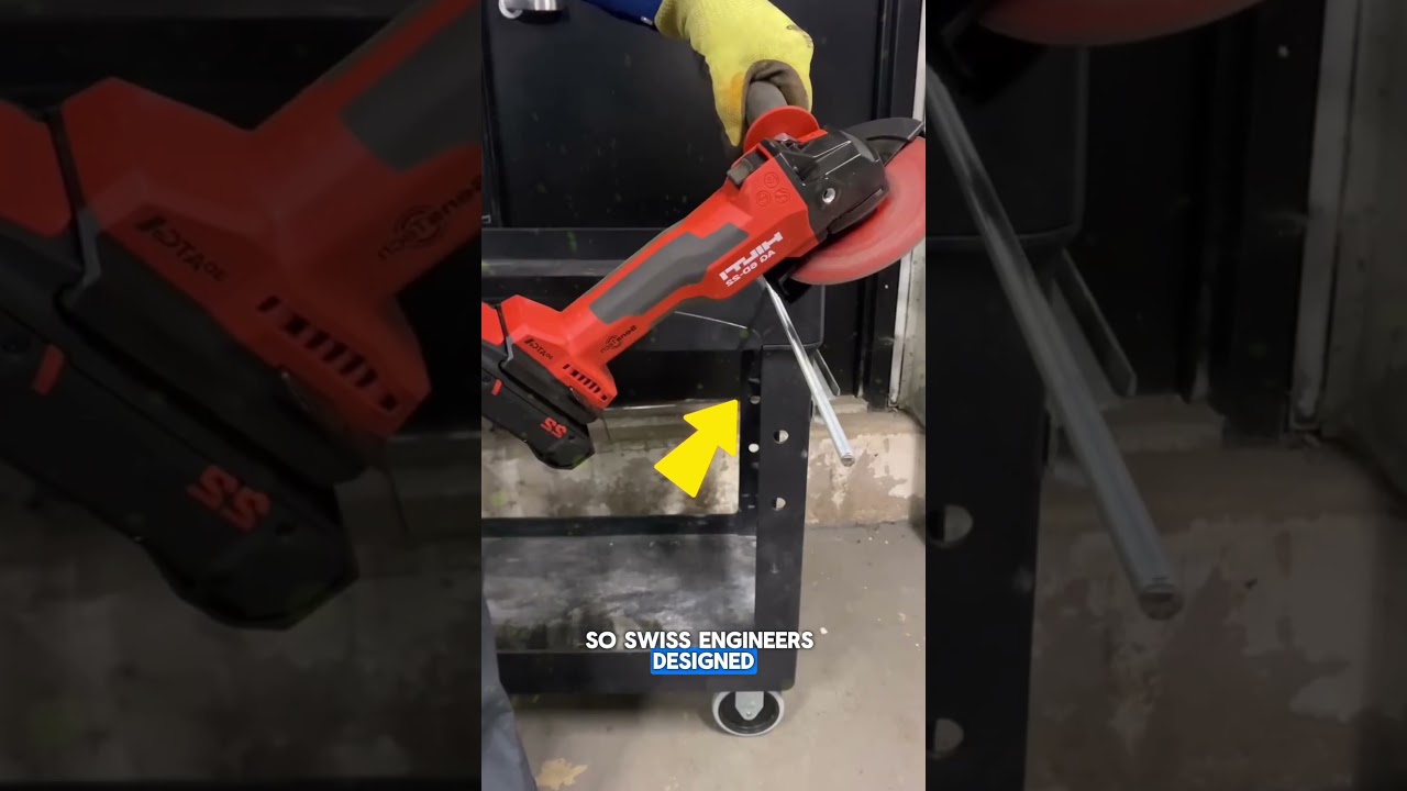 Угловая шлифовальная машина с автоматическим датчиком захвата 🔥