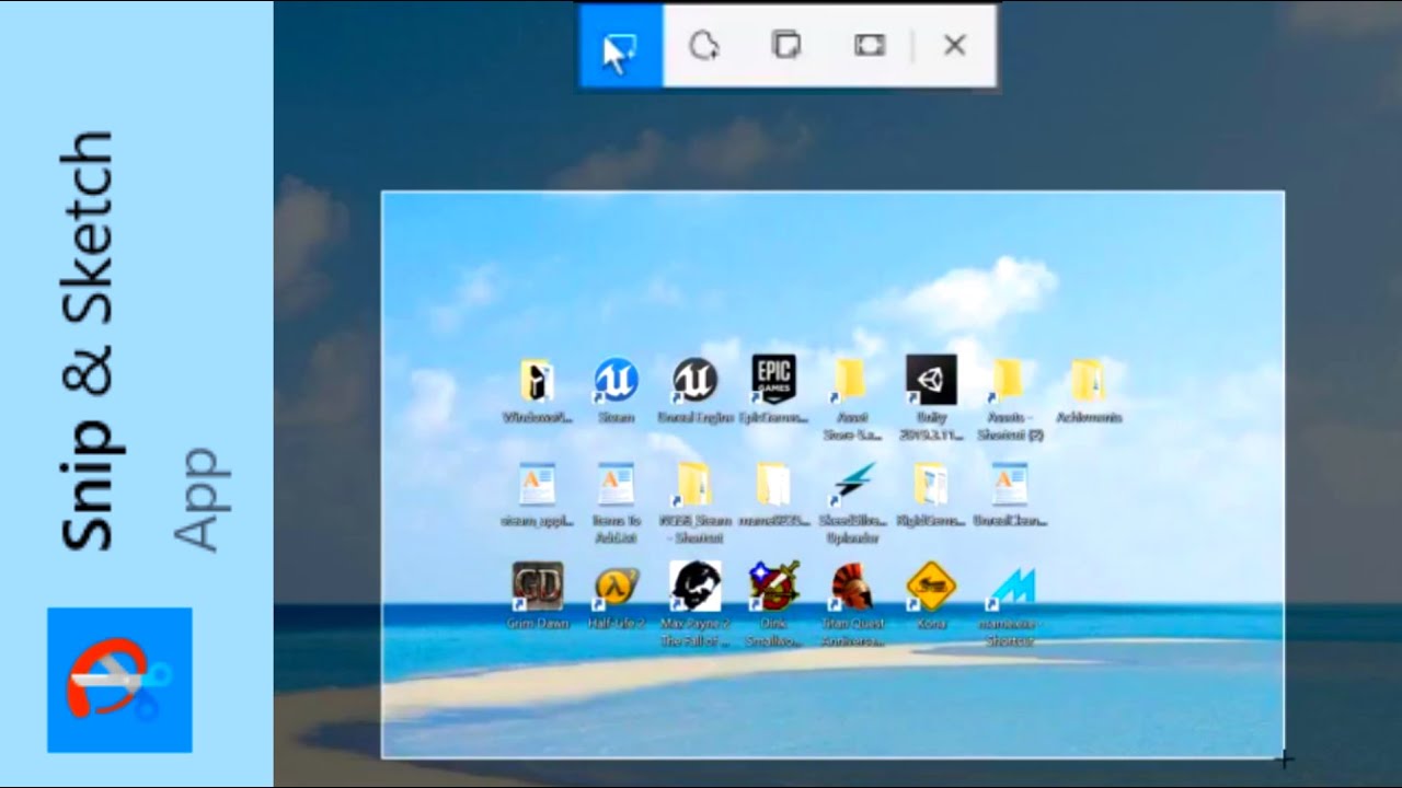 How to Use Windows Snip and Sketch - YouTube