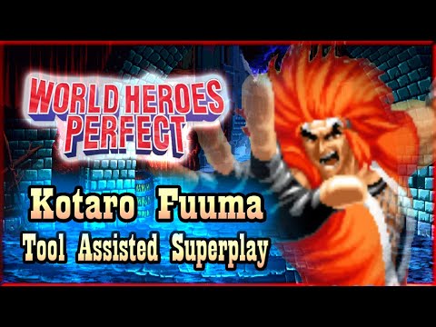 【TAS】WORLD HEROES PERFECT - KOTARO FUUMA (WITH FLASHING LIFE)