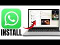 How to Install and Use WhatsApp on PC or Laptop | Link WhatsApp with QR Code