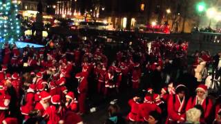 CHRISTMAS FLASHMOB TRAFALGAR SQUARE DECEMBER 2012