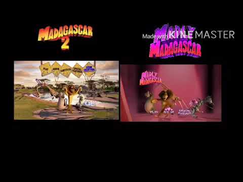 Some Thing Looks The Same With Theses 2 Madagascar DVD Menus