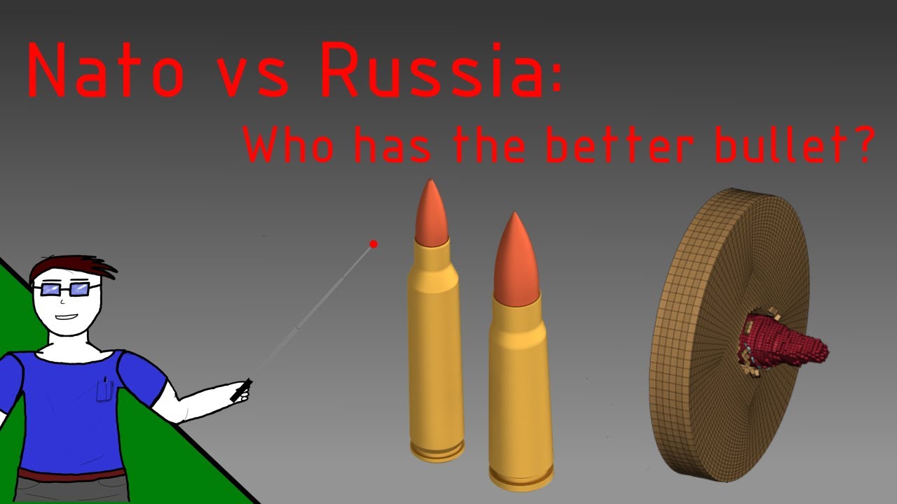 Nato vs Russia: Bullet comparison regarding impact behavior