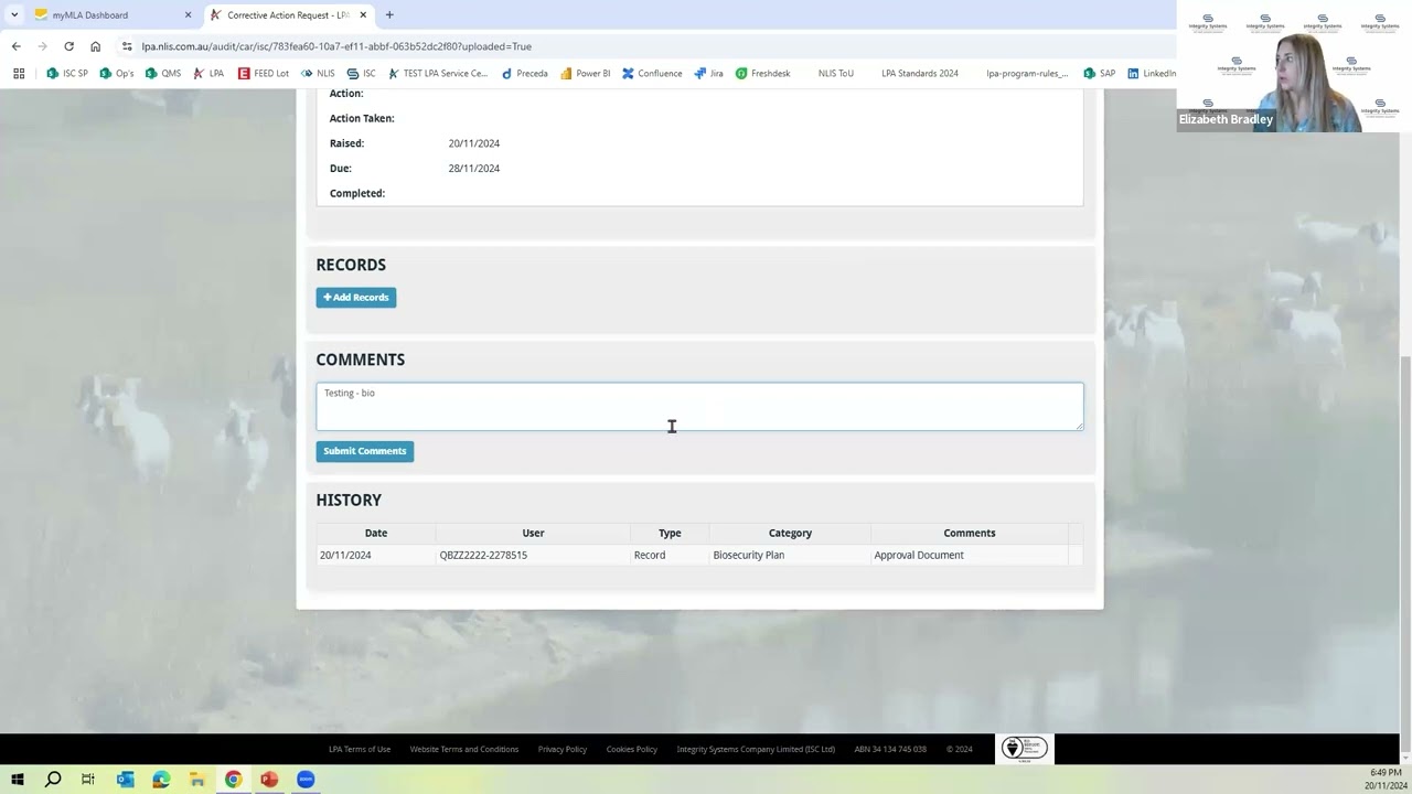 DEMONSTRATION | Accessing audit reports and actioning CARs