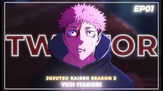 Yuji Itadori 4K Twixtor Clips For Edits Jujutsu Kaisen Season 3 Episode 01