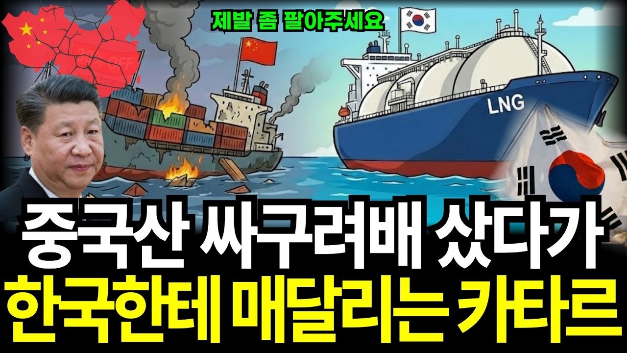한국배 비싸다던 카타르  싸구려 중국산 배 샀다가 한국에 무릎꿇고 매달리는 이유