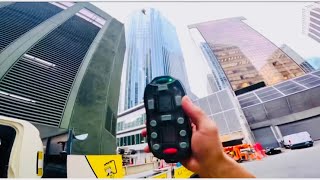 AARCOMM handheld remote range test Running the pump from 36 stories down at street level
