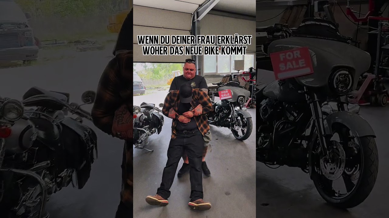 Wenn die Frau fragt woher dein Motorrad kommt #spaß #witzig #motorrad #biker #harley #humor