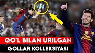 QO'L BILAN URILGAN 13 TA TARIXIY GOLLAR HATTO MESSI HAM QO'LI BILAN GOL URGAN EKAN!!!