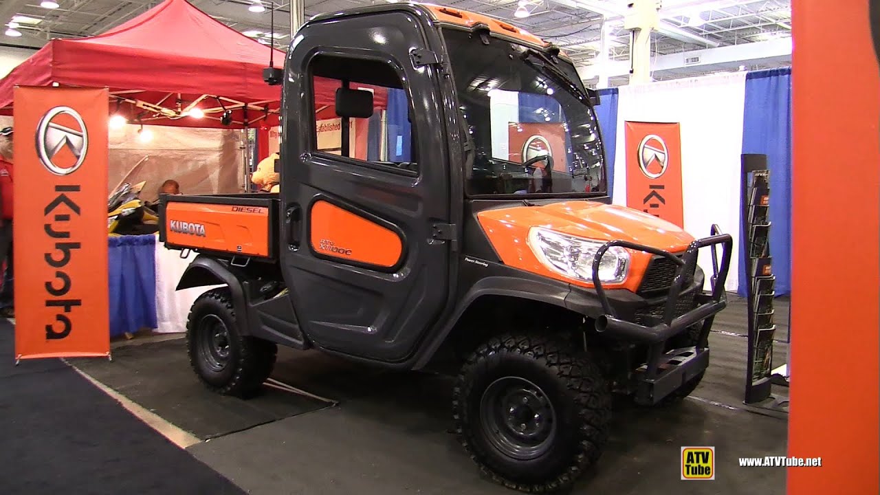 2016 Kubota RTV1100C Utility ATV Walkaround 2015 Toronto ATV Show