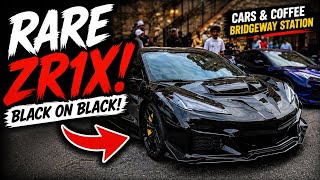 Exotics, Muscle Cars & a Black-On-Black ZR1X C8 Corvette!