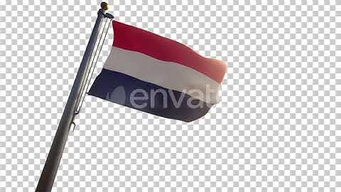 Yemen Flag on a Flagpole with Alpha-Channel | Motion Graphics - Envato elements