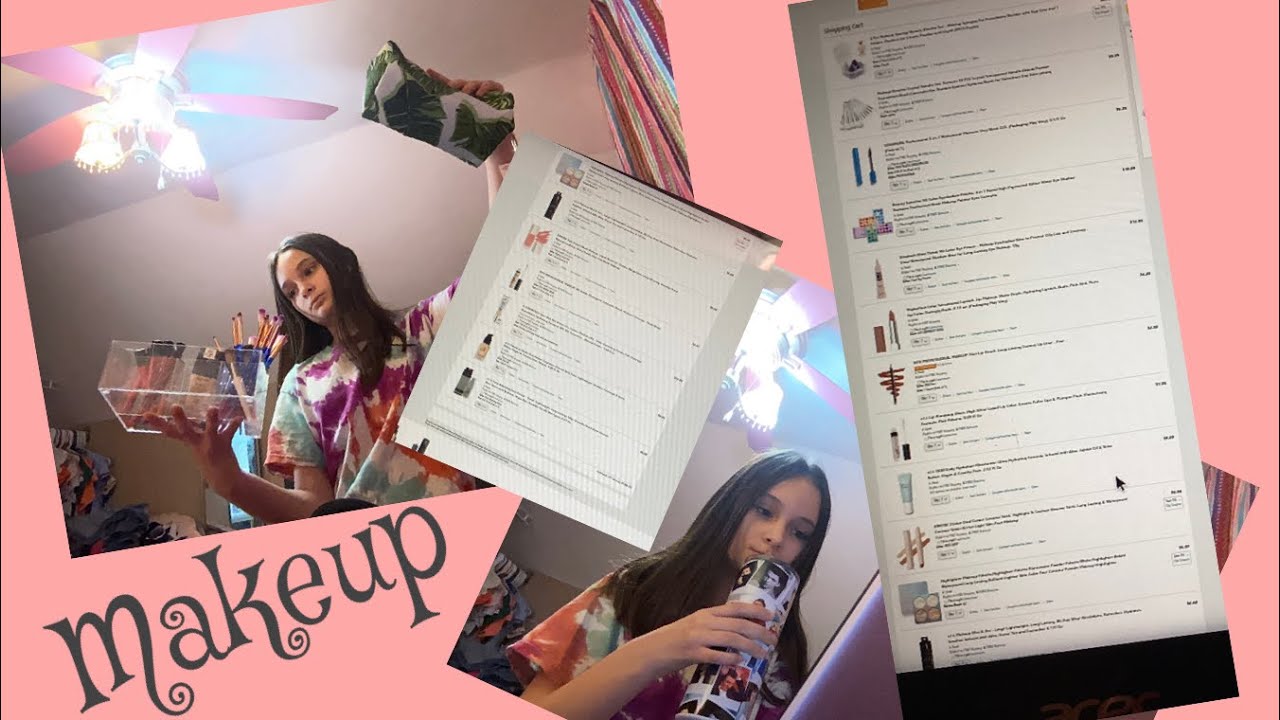 Online shopping makeup challenge YouTube