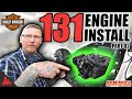 Harley 131ci Engine INSTALL! Stage 4 SOFTAIL (Pt. 02)