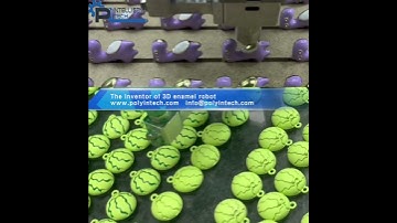 The Inventor of 3D enamel robot Intelligent  Automatic coloring Machine #enamel #badges #jewelry o