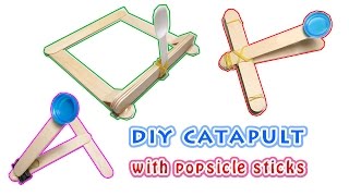 Diy catapult - 3 ways to do catapult at home with popsicle sticks ! Today I will guide you how to do catapult at home. There are 3 