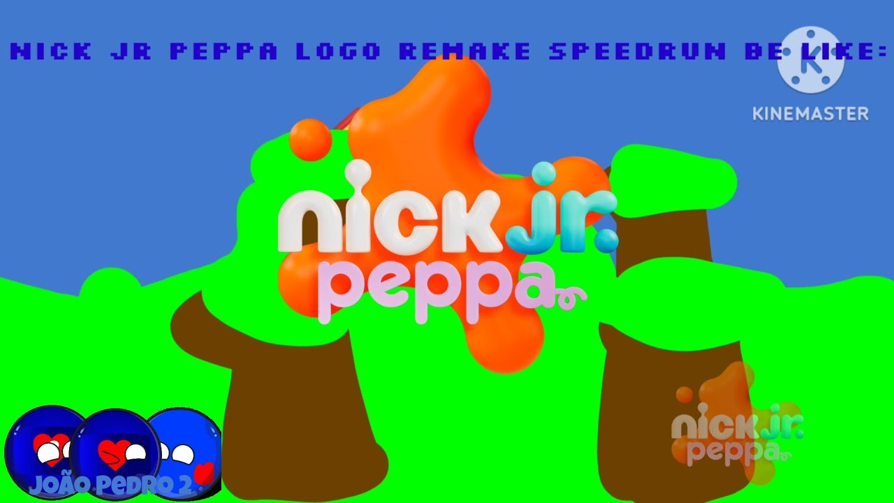 Nick Jr Peppa logo remeke speedrun be like: