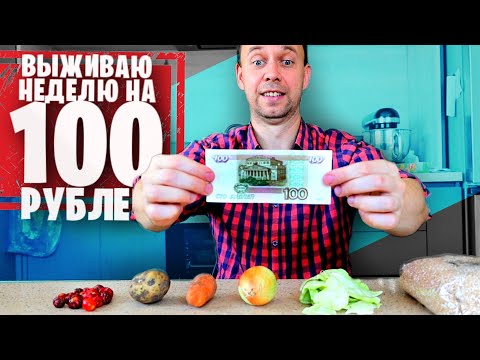 ВЫЖИВАЮ НЕДЕЛЮ на 100 РУБЛЕЙ