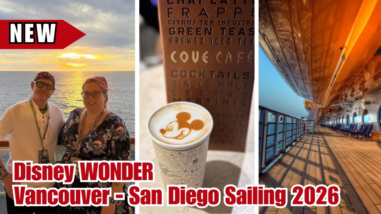 Pirate Night / Fireworks at Sea Disney WONDER Cruise - Vancouver to San Diego 2026