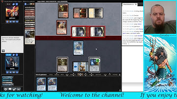 League 4 Round 2 Merfolk VS Mardu Pyromancer