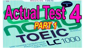 Luyen nghe Economy toeic 1 | Actual Test 4, Part 1 có đáp án | Toeic channel