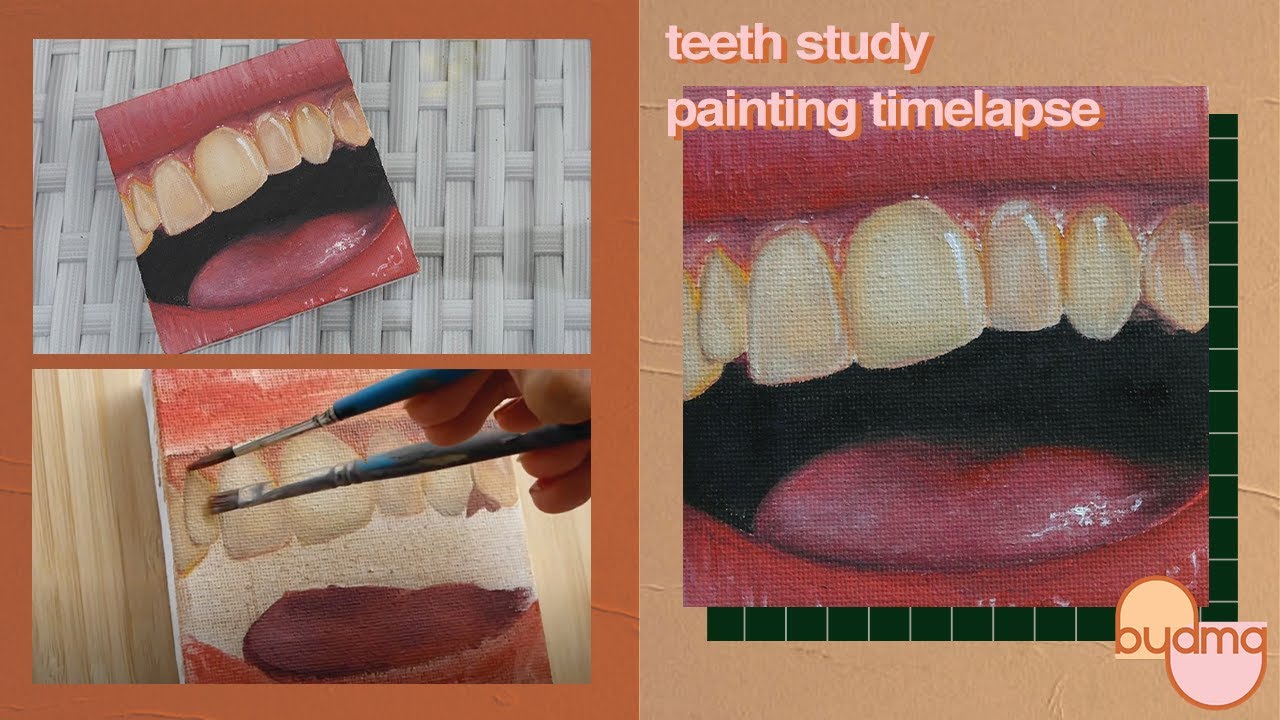 Teeth Study Oil Painting Timelapse In The Garden YouTube Teeth Study Oil Painting Timelapse In The Garden YouTube
