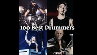 Top 100 Best Rock/Metal Drummers of All Time