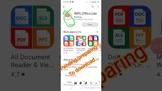 How to download and  install WPS office lite from  play app store[5 steps] screenshot 5
