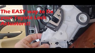 EASY Toyota Lock Actuator Replacement or Repair 2014, 2015, 2016, 2017, 2018, 2019 Highlander