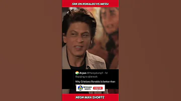 Shah Rukh Khan On RONALDO Vs MESSI Shah Rukh Khan SRK Pathan Movie Shorts Facts Shorts 