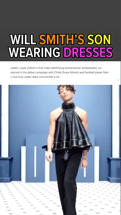 Jaden Smith wears a dress to prom 